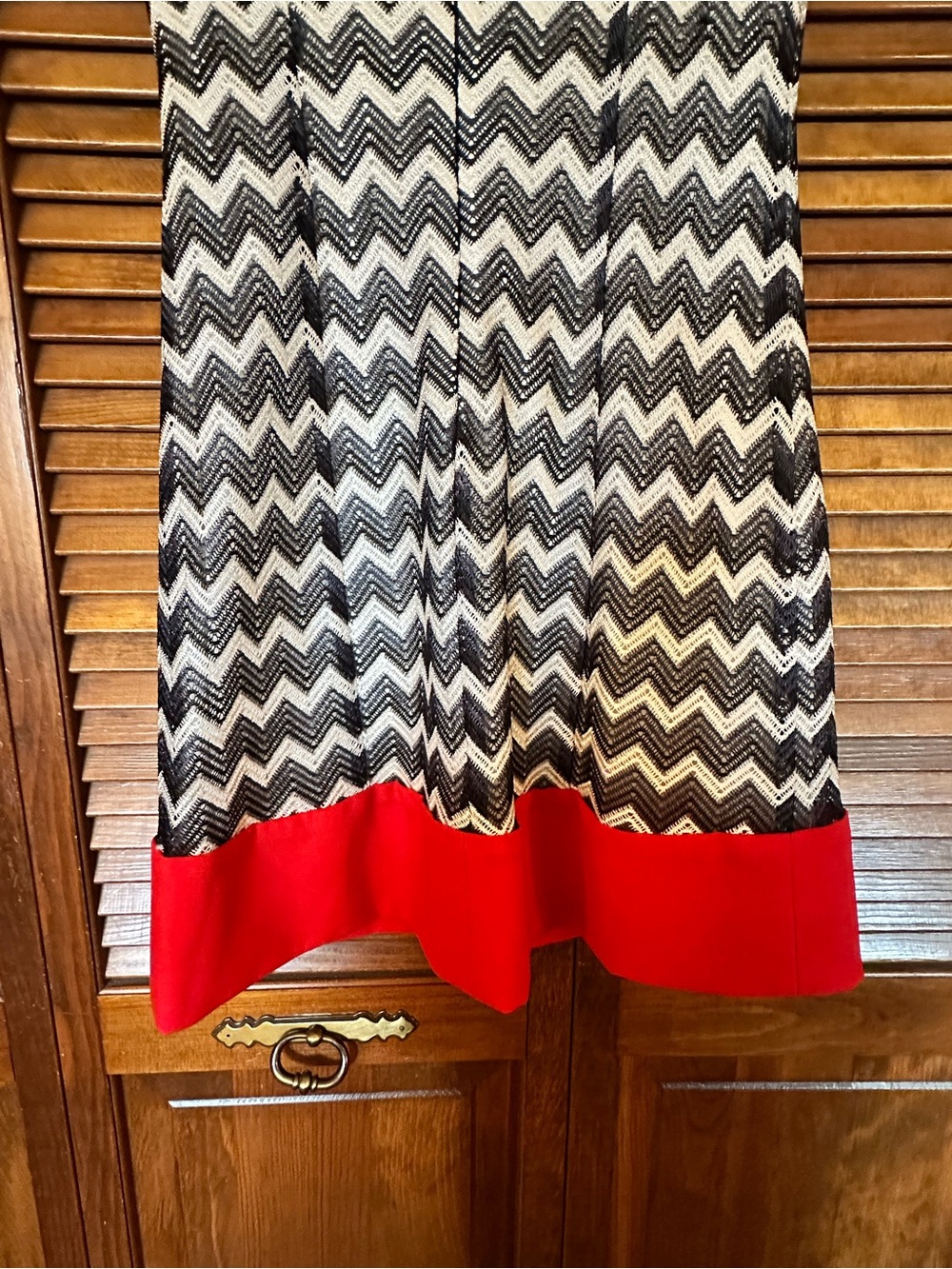 BNWOT Max and Cleo Ava Colorblock Chevron Dress size 8 - Picture 10 of 14